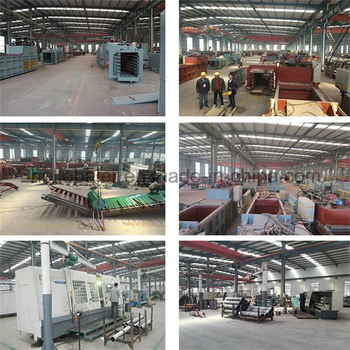 Closed Door Horizontal Baler for pressing waste plastic film pet bottles and waste textile