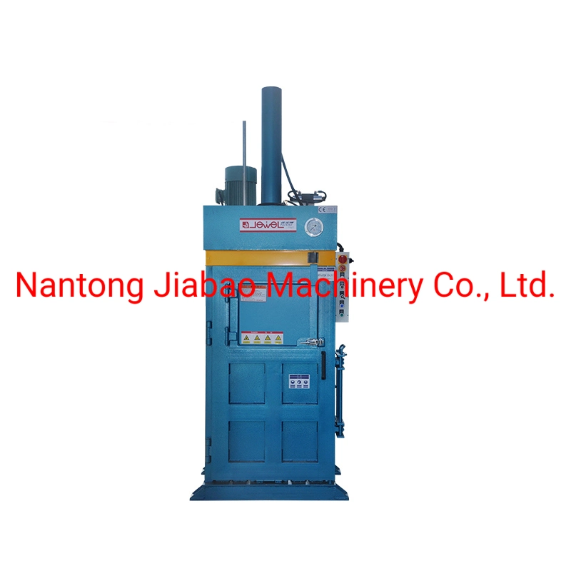 Vertical Small Baling Machine Fiber Baler with Baling Capacity of 4 to 6 Bales / Hour