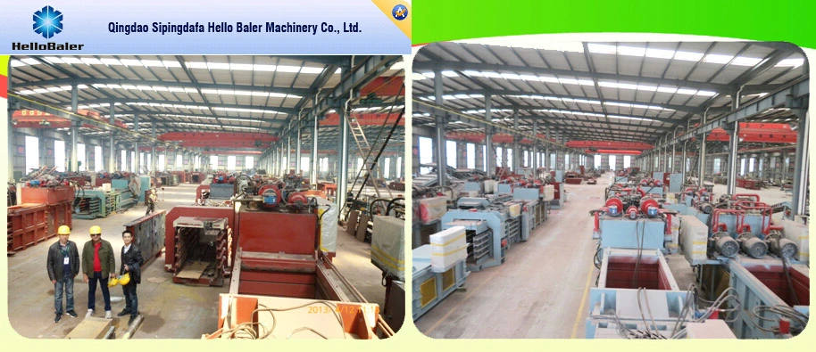 Hello Baler brand China hot sales waste tyre metal copper wire plastic bottles paper cardboard automatic baler