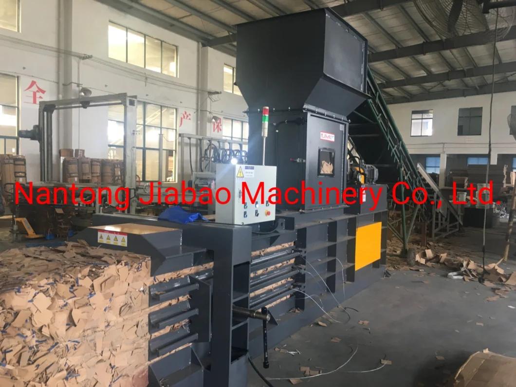 Semi-Automatic Baler Machine for Corrugated Carton Cardboard Waste Paper Recycling Compress