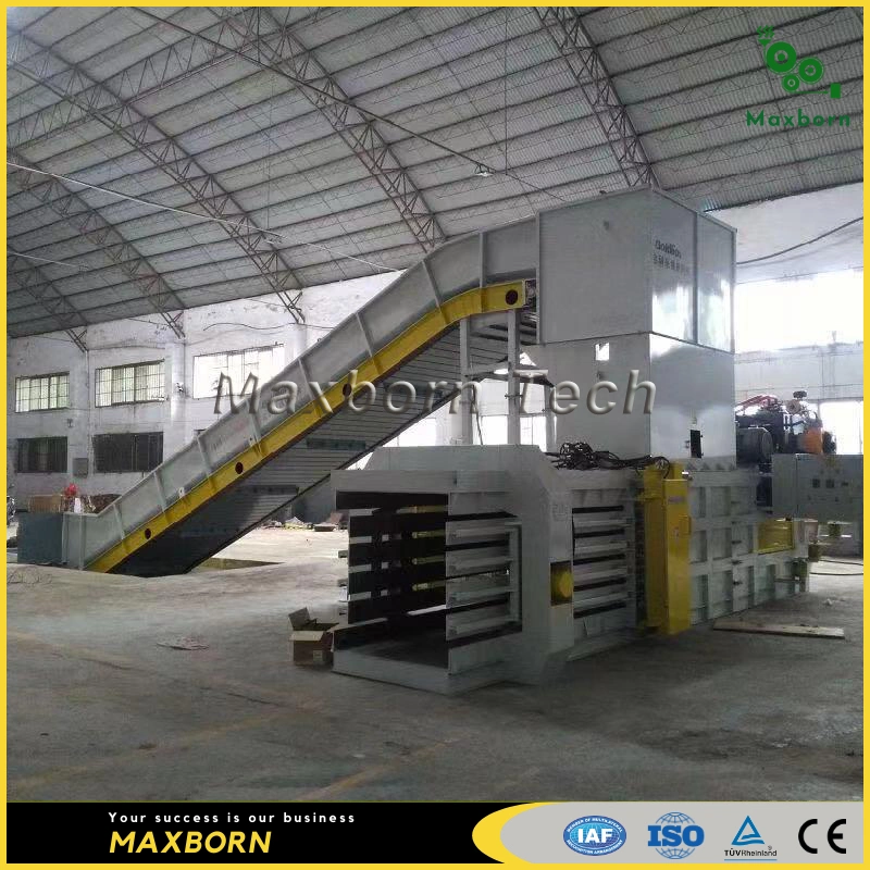 Two RAM Automatic Baler/Baling/Hydraulic Press/Packaging Machine Baler for Waste Paper / Carton/ Cardboard/ Plastic