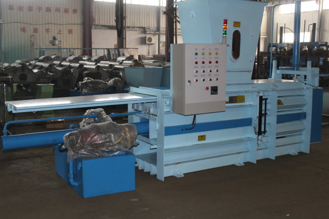 Cotton / Fiber Baling Machine Press Hydraulic Horizontal Baler