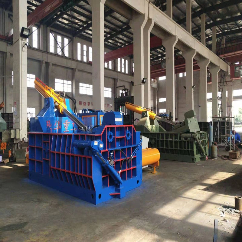 Hydraulic Horizontal Scrap Tire Metal Baler Compress Machine