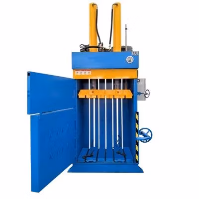 Pressa per balle idrauliche verticali di vendita calda/pressa per bottiglie di plastica/pressa per paglia