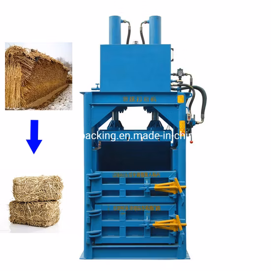 Pressa idraulica verticale personalizzata per carta straccia, plastica, rottami metallici