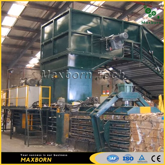 Pressa per balle idrauliche/pressa idraulica per carta straccia, orizzontale, completamente automatica, di alta qualità, a doppia RAM, per cartone, cartone, plastica e paglia
